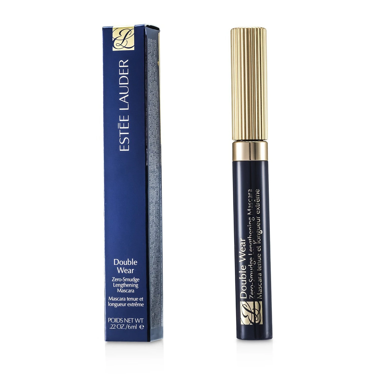 Estee Lauder Double Wear Zero Smudge Lengthening Mascara - # 01 Black 6ml/0.24oz 3 Estee Lauder Double Wear Zero Smudge Lengthening Mascara - # 01 Black 6ml/0.24oz