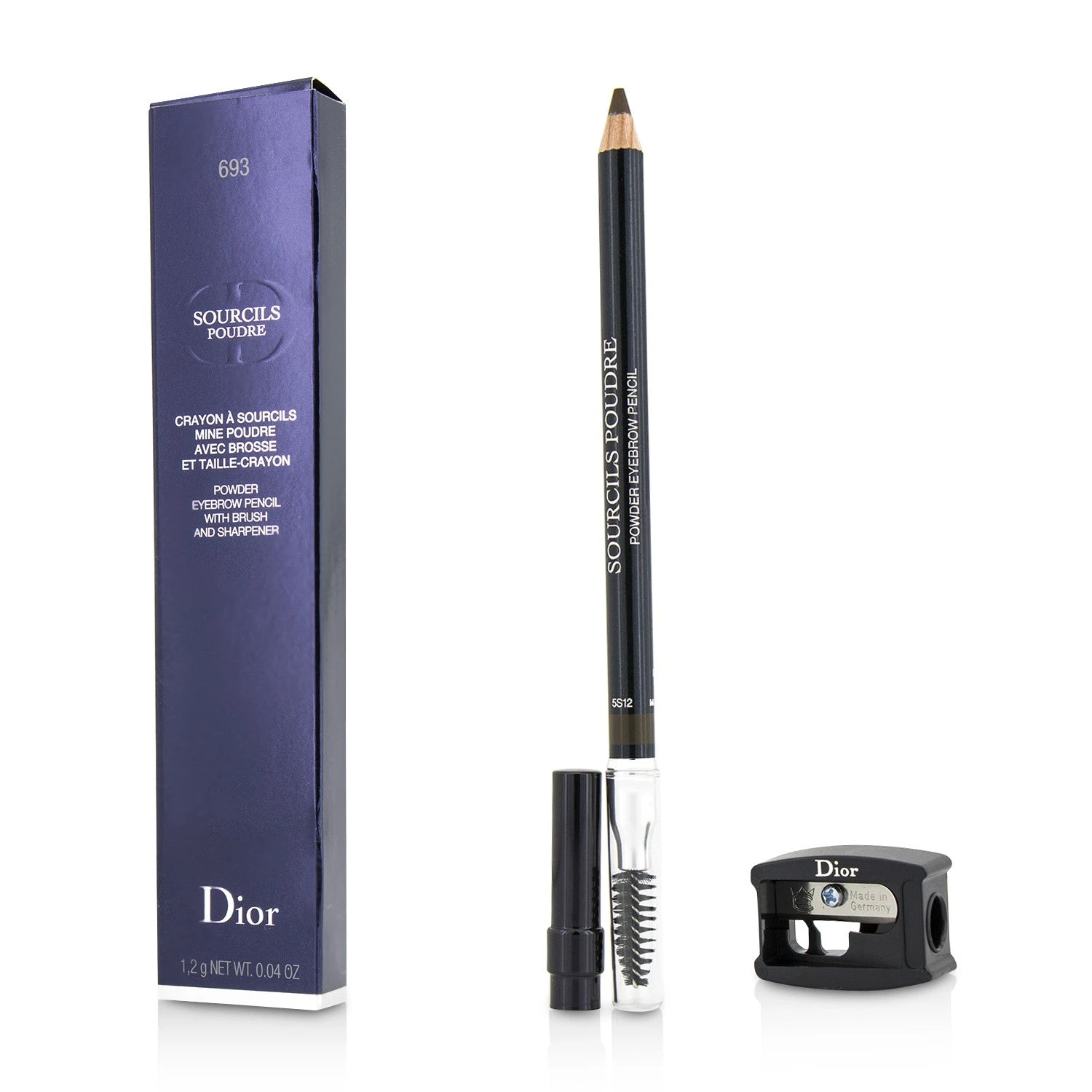 Christian Dior Sourcils Poudre - # 693 Dark Brown 1.2g/0.04oz 3 Christian Dior Sourcils Poudre - # 693 Dark Brown 1.2g/0.04oz