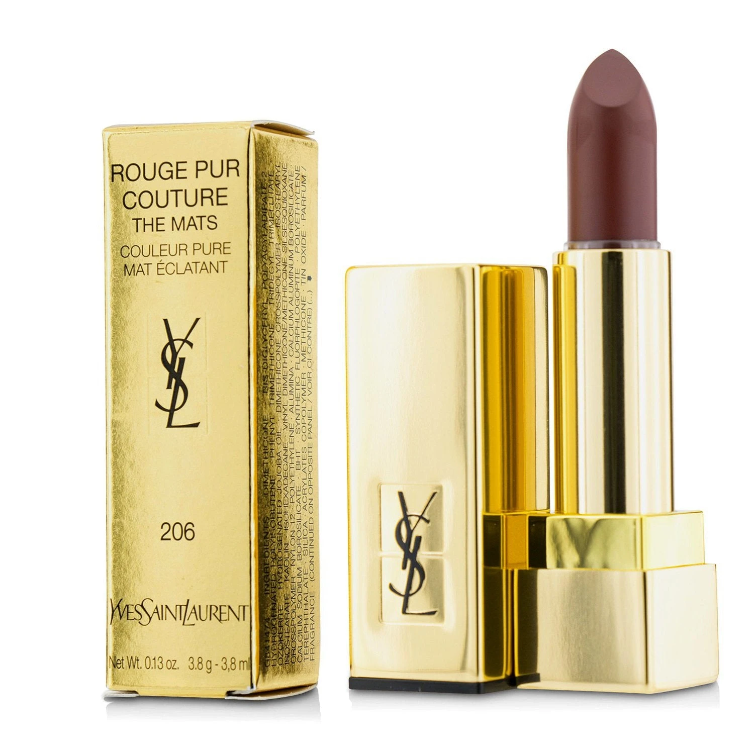Yves Saint Laurent Rouge Pur Couture The Mats - # 207 Rose Perfecto 3.8g/0.13oz 13 Yves Saint Laurent Rouge Pur Couture The Mats - # 207 Rose Perfecto 3.8g/0.13oz - Image 11