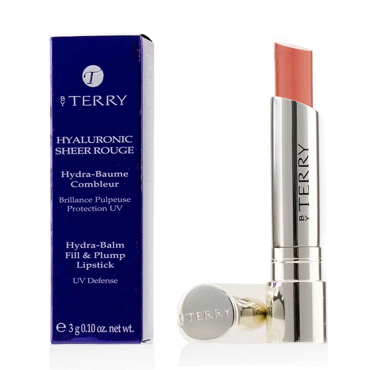 By Terry Hyaluronic Sheer Rouge Hydra Balm Fill & Plump Lipstick (UV Defense) - # 17 Zest Shot 3g/0.1oz 4 By Terry Hyaluronic Sheer Rouge Hydra Balm Fill & Plump Lipstick (UV Defense) - # 17 Zest Shot 3g/0.1oz - Image 2