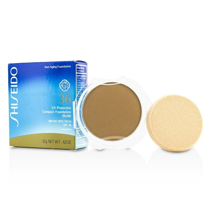 Shiseido UV Protective Compact Foundation SPF 36 Refill - # SP50 Medium Ivory 12g/0.42oz 3 Shiseido UV Protective Compact Foundation SPF 36 Refill - # SP50 Medium Ivory 12g/0.42oz