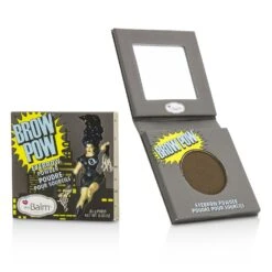 TheBalm BrowPow Eyebrow Powder - #Dark Brown 1.2g/0.04oz
