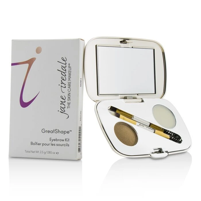 Jane Iredale GreatShape Eyebrow Kit (1x Brow Powder, 1x Brow Wax, 1x Applicator) - Blonde 2.5g/0.85oz 4 Jane Iredale GreatShape Eyebrow Kit (1x Brow Powder, 1x Brow Wax, 1x Applicator) - Blonde 2.5g/0.85oz - Image 2
