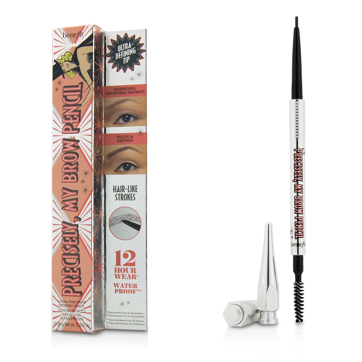 Benefit Precisely My Brow Pencil (Ultra Fine Brow Defining Pencil) - # 3.5 (Neutral Medium Brown) 0.08g/0.002oz 6 Benefit Precisely My Brow Pencil (Ultra Fine Brow Defining Pencil) - # 3.5 (Neutral Medium Brown) 0.08g/0.002oz - Image 4