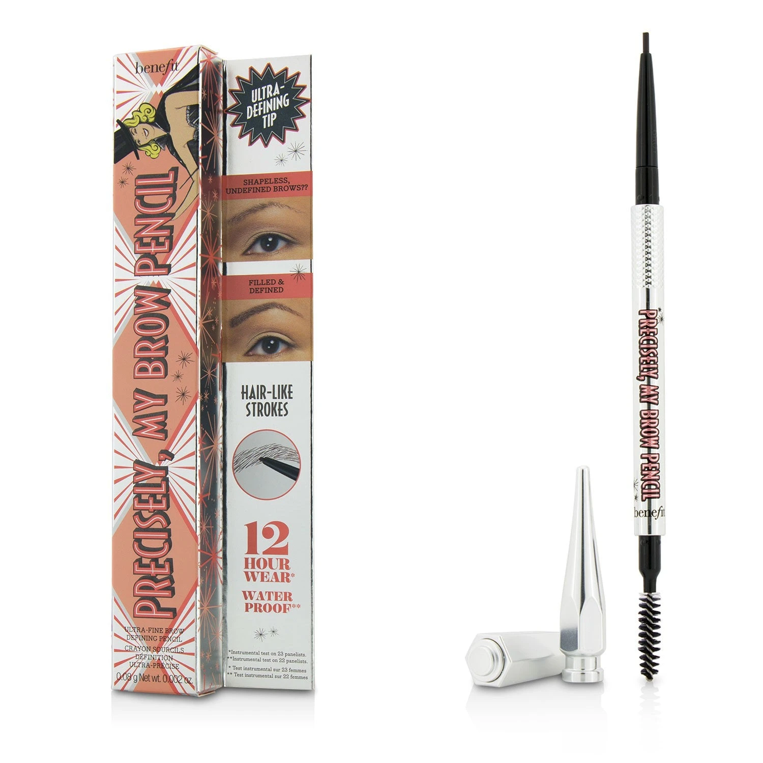 Benefit Precisely My Brow Pencil (Ultra Fine Brow Defining Pencil) - # 3.5 (Neutral Medium Brown) 0.08g/0.002oz 13 Benefit Precisely My Brow Pencil (Ultra Fine Brow Defining Pencil) - # 3.5 (Neutral Medium Brown) 0.08g/0.002oz - Image 11