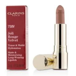 Clarins Joli Rouge Velvet (Matte & Moisturizing Long Wearing Lipstick) - # 757V Nude Brick 3.5g/0.1oz 40 Clarins Joli Rouge Velvet (Matte & Moisturizing Long Wearing Lipstick) - # 757V Nude Brick 3.5g/0.1oz -Fresh Beauty Store 22061380302 5a7ca536 aa1d 46d8 83db 66444ee7968c