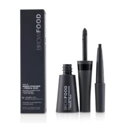 LashFood BrowFood Aqua Brow Powder + Pencil Duo - # Charcoal