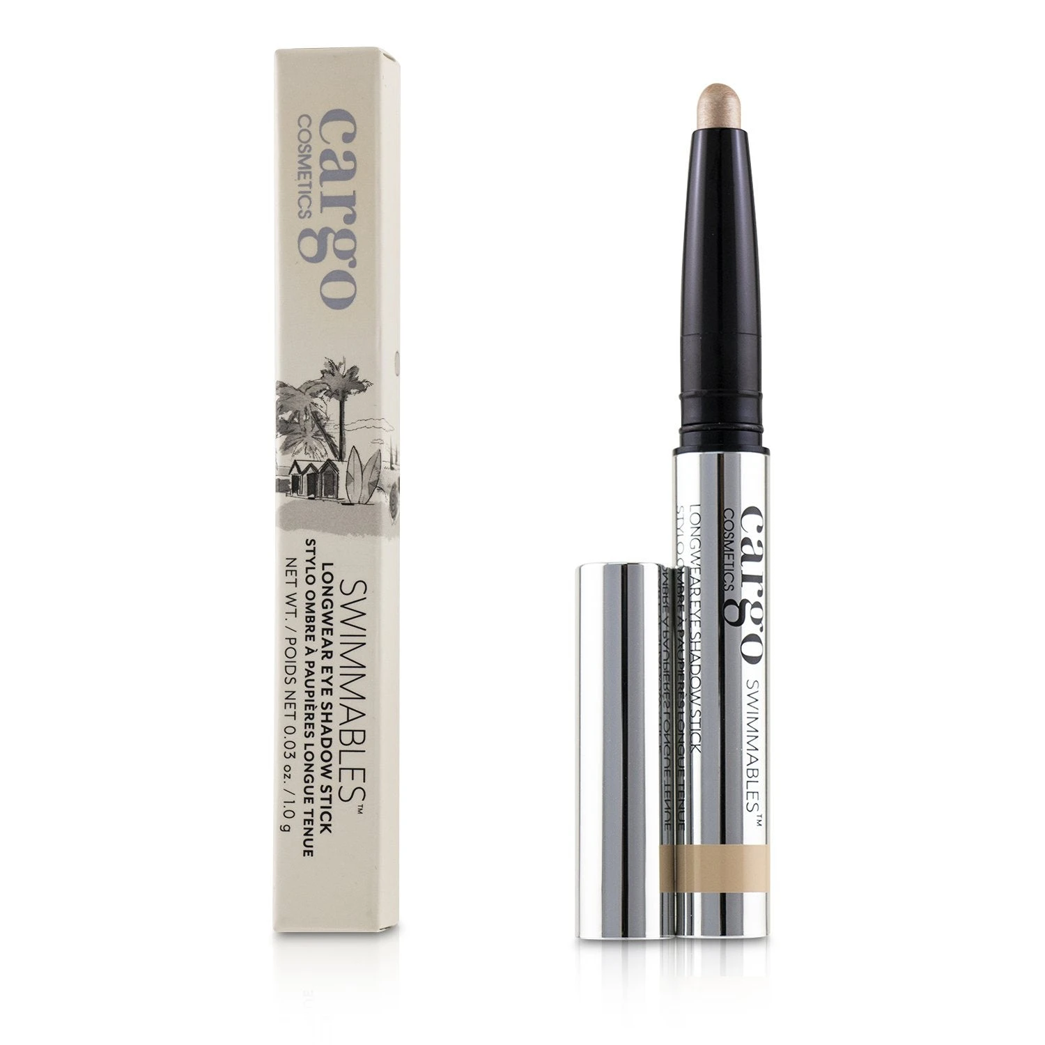 Cargo Swimmables Longwear Eye Shadow Stick - # Glacier Bay 1g/0.03oz 3 Cargo Swimmables Longwear Eye Shadow Stick - # Glacier Bay 1g/0.03oz