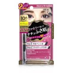 KISS ME Heavy Rotation Fit Fiber In Double Eyebrow Pencil - # 01 Natural Brown 0.39g/0.014oz 10 KISS ME Heavy Rotation Fit Fiber In Double Eyebrow Pencil - # 01 Natural Brown 0.39g/0.014oz -Fresh Beauty Store 23800677202 1