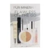 PUR (PurMinerals) Flawless On The Go 5 Piece Bestsellers Kit (1x Mini Primer, 1x Mascara, 1x Mineral Glow, 1x Mini Lip Oil, 1x Mini Mist) 5pcs