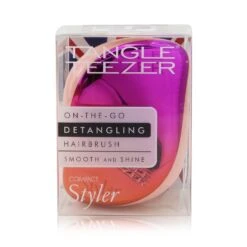 Tangle® Teezer Tangle Teezer Compact Styler On-The-Go Detangling Hair Brush - # Cerise Pink Ombre 1pc