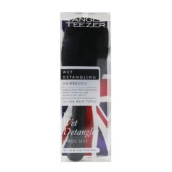 Tangle® Teezer Tangle Teezer The Wet Detangling Hair Brush - # Black Gloss (Large Size) 1pc