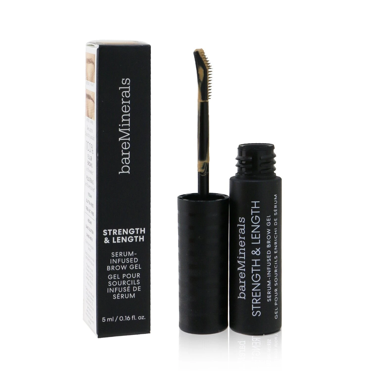 BareMinerals Strength & Length Serum Infused Brow Gel - # Coffee 5ml/0.16oz 8 BareMinerals Strength & Length Serum Infused Brow Gel - # Coffee 5ml/0.16oz - Image 6