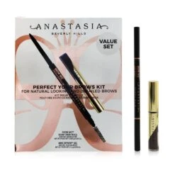 Anastasia Beverly Hills Perfect Your Brows Kit (Brow Wiz + Mini Dipbrow Gel) - # Ebony 2pcs -Fresh Beauty Store 25879668814 1