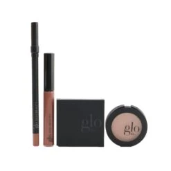 Glo Skin Beauty Desk To Datenight (Mini Shadow Quad + Blush + Lip Pencil + Lip Gloss) - # Bon Voyage 4pcs