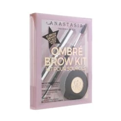 Anastasia Beverly Hills Ombre Brow Kit (Brow Powder Duo + Mini Clear Brow Gel + Brush 7B) - # Dark Brown 3pcs -Fresh Beauty Store 26074168814 1