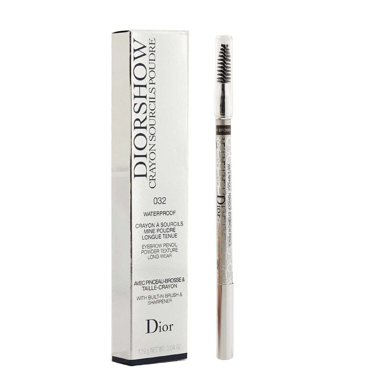 Christian Dior Diorshow Waterproof Crayon Sourcils Poudre - # 03 Brown 1.19g/0.04oz 8 Christian Dior Diorshow Waterproof Crayon Sourcils Poudre - # 03 Brown 1.19g/0.04oz - Image 6