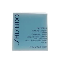 Shiseido Pureness Matifying Compact Oil Free SPF 15 Refill - 10 Light Ivory 11g/0.38oz -Fresh Beauty Store 26417081402 2