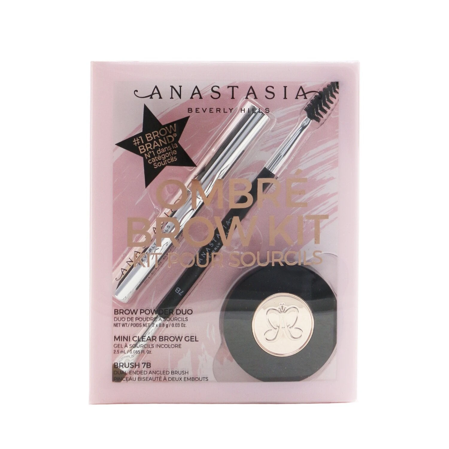 Anastasia Beverly Hills Ombre Brow Kit (Brow Powder Duo + Mini Clear Brow Gel + Brush 7B) - # Soft Brown 3pcs 15 Anastasia Beverly Hills Ombre Brow Kit (Brow Powder Duo + Mini Clear Brow Gel + Brush 7B) - # Soft Brown 3pcs - Image 13