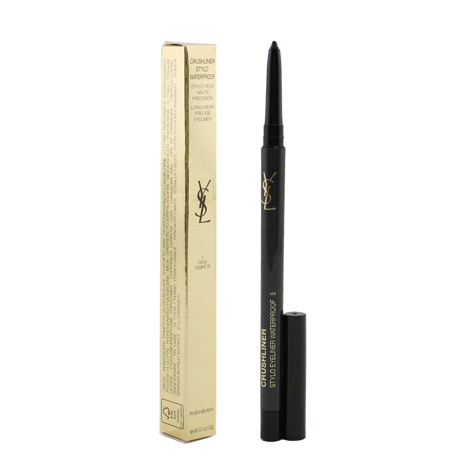 Yves Saint Laurent Crushliner Stylo Waterproof Eyeliner - # 06 Bleu Enigmatique 0.35g/0.01oz 19 Yves Saint Laurent Crushliner Stylo Waterproof Eyeliner - # 06 Bleu Enigmatique 0.35g/0.01oz - Image 17