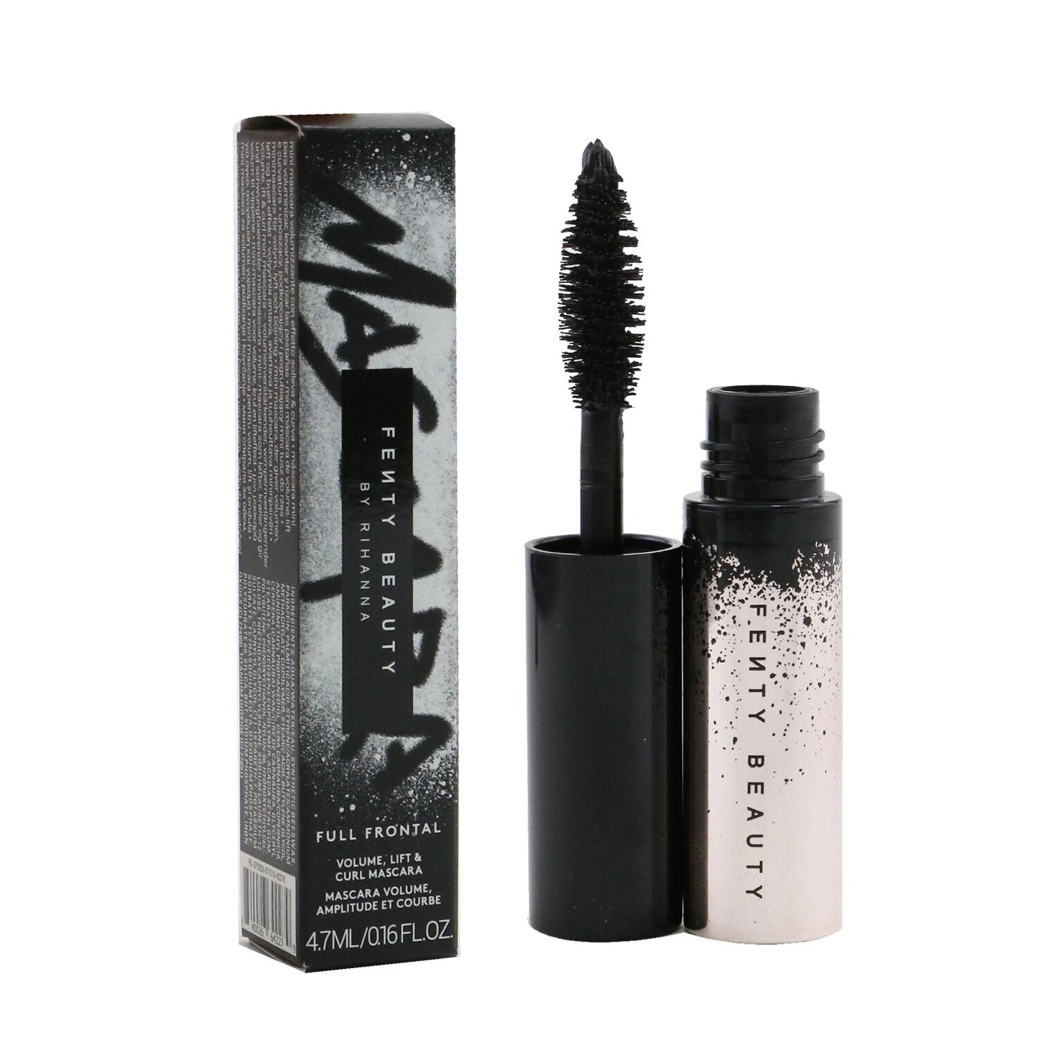 Fenty Beauty By Rihanna Full Frontal Volume, Lift & Curl Mini Mascara - # Cuz I'm Black 4.7ml/0.16oz 4 Fenty Beauty By Rihanna Full Frontal Volume, Lift & Curl Mini Mascara - # Cuz I'm Black 4.7ml/0.16oz - Image 2