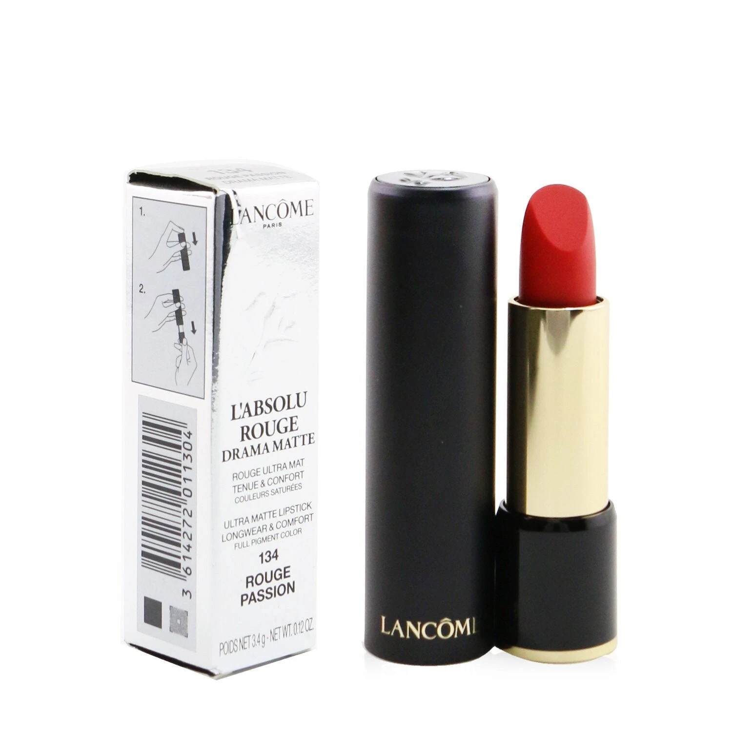 Lancome L'Absolu Rouge Lipstick - # 508 Mademoiselle Isabella (Drama Matte) 3.4g/0.12oz 7 Lancome L'Absolu Rouge Lipstick - # 508 Mademoiselle Isabella (Drama Matte) 3.4g/0.12oz - Image 5