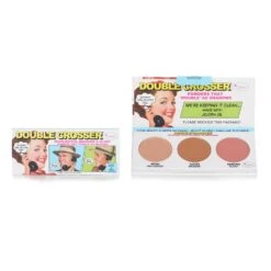 TheBalm Double Crosser (Highlighter, Bronzer & Blush) 8.5g/0.29oz -Fresh Beauty Store 27776205202 1