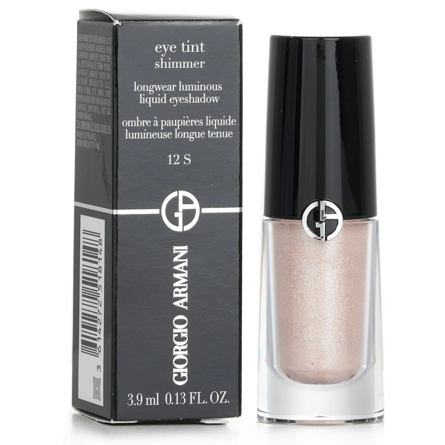 Giorgio Armani Eye Tint Shimmer Longwear Luminous Liquid Eyeshadow - # 12 S Shell 3.9ml/0.13oz 4 Giorgio Armani Eye Tint Shimmer Longwear Luminous Liquid Eyeshadow - # 12 S Shell 3.9ml/0.13oz - Image 2