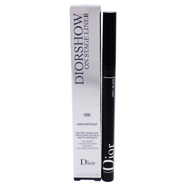 Christian Dior Diorshow On Stage Liquid Eyeliner Waterproof - 096 Vinyl Black By Christian Dior For Women - 0.01 Oz Eyeliner 3 Christian Dior Diorshow On Stage Liquid Eyeliner Waterproof - 096 Vinyl Black By Christian Dior For Women - 0.01 Oz Eyeliner