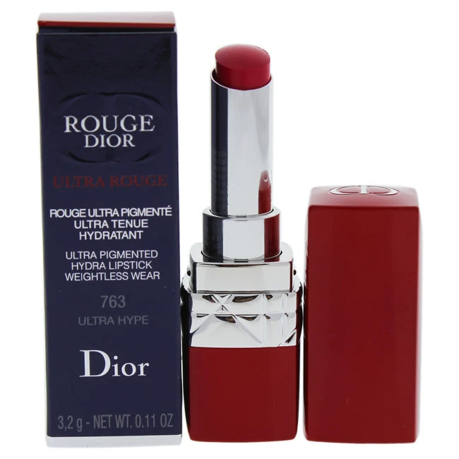 Christian Dior Rouge Dior Ultra Rouge Lipstick - 763 Ultra Hype By Christian Dior For Women - 0.11 Oz Lipstick 3 Christian Dior Rouge Dior Ultra Rouge Lipstick - 763 Ultra Hype By Christian Dior For Women - 0.11 Oz Lipstick