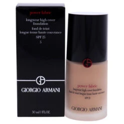 Giorgio Armani Power Fabric Longwear High Cover Foundation SPF 25 - 5 By Giorgio Armani For Women - 1 Oz Foundation