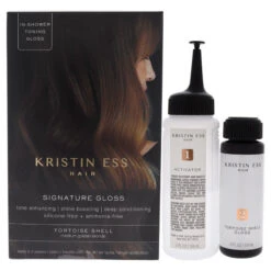 Kristin Ess Signature Hair Gloss - Tortoise Shell - Medium Golden Bronde By Kristin Ess For Unisex - 1 Application Hair Color
