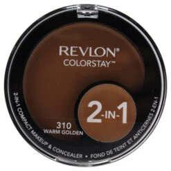 Revlon ColorStay 2-In-1 Compact Makeup & Concealer - # 310 Warm Golden By Revlon For Women - 0.42 Oz Concealer