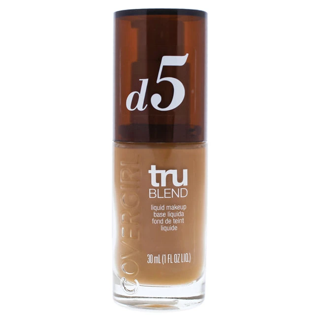 CoverGirl TruBlend Liquid Makeup - # D5 Tawny By CoverGirl For Women - 1 Oz Foundation 3 CoverGirl TruBlend Liquid Makeup - # D5 Tawny By CoverGirl For Women - 1 Oz Foundation