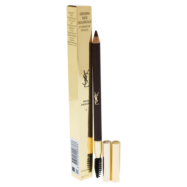 Yves Saint Laurent Dessin Des Sourcils Eyebrow Pencil - 2 Dark Brown By Yves Saint Laurent For Women - 0.04 Oz Eyebrow Pencil 3 Yves Saint Laurent Dessin Des Sourcils Eyebrow Pencil - 2 Dark Brown By Yves Saint Laurent For Women - 0.04 Oz Eyebrow Pencil